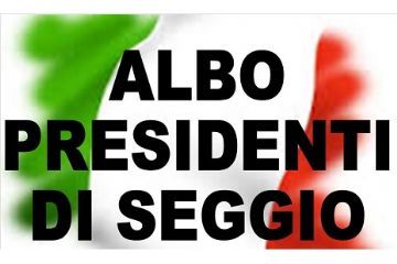 Aggiornamento dell’albo delle persone idonee all’ufficio di presidente di seggio elettorale