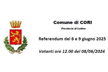 Referendum 2025 - Votanti ore 12.00 del 08/06/2024